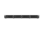 ORGANIZER KABLI 19" 1U Z 5 UCHWYTAMI PANEL SZCZOTKOWANY TYP B CZARNY LANBERG AK-1203-B
