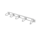 ORGANIZER KABLI 19" 1U Z 5 UCHWYTAMI TYP B SZARY LANBERG AK-1205-S