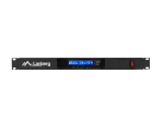 PANEL WENTYLACYJNY LCD POZIOMY 1U Z TERMOSTATEM DO SZAF 19" 4 WENTYLATORY 230V CZARNY LANBERG