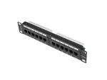 PATCH PANEL 12 PORT 1U 10" KAT.5E UTP CZARNY LANBERG