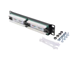 PATCH PANEL 12 PORT 1U 10" KAT.5E UTP CZARNY LANBERG