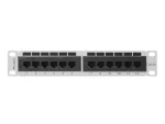 PATCH PANEL 12 PORT 1U 10" KAT.5E UTP SZARY LANBERG