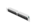 PATCH PANEL 12 PORT 1U 10" KAT.5E UTP SZARY LANBERG