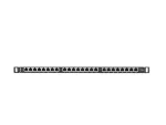 PATCH PANEL 24 PORT 0.5U 19" KAT.6 FTP Z ORGANIZEREM KABLOWYM EKRANOWANY CZARNY LANBERG