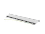 PATCH PANEL 24 PORT 0.5U 19" KAT.6 FTP Z ORGANIZEREM KABLOWYM EKRANOWANY SZARY LANBERG