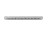 PATCH PANEL 24 PORT 1U 19" GNIAZDO TYP F BECZKA SZARY LANBERG
