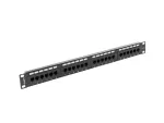 PATCH PANEL 24 PORT 1U 19" KAT.5E UTP CZARNY LANBERG