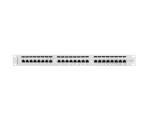 PATCH PANEL 24 PORT 1U 19" KAT.6 FTP Z ORGANIZEREM KABLOWYM EKRANOWANY SZARY LANBERG