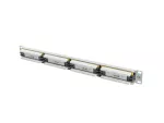 PATCH PANEL 24 PORT 1U 19" KAT.6 UTP SZARY LANBERG