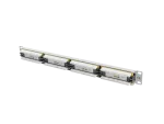 PATCH PANEL 24 PORT 1U 19" KAT.6 UTP SZARY LANBERG