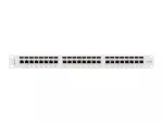 PATCH PANEL 24 PORT 1U 19" KAT.6A FTP Z ORGANIZEREM KABLOWYM EKRANOWANY SZARY LANBERG