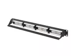PATCH PANEL 24 PORT 1U 19" KAT.6A UTP CZARNY LANBERG
