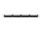 PATCH PANEL 24 PORT 1U 19" KAT.6A UTP SZARY LANBERG