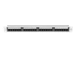 PATCH PANEL 24 PORT 1U 19" KAT.6A UTP SZARY LANBERG