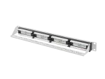 PATCH PANEL 24 PORT 1U 19" KAT.6A UTP SZARY LANBERG