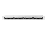 PATCH PANEL 24 PORT 1U 19" KAT.6A UTP SZARY LANBERG