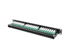 PATCH PANEL 48 PORT 1U 19" KAT.5E UTP CZARNY LANBERG