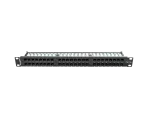 PATCH PANEL 48 PORT 1U 19" KAT.5E UTP CZARNY LANBERG