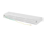 PATCH PANEL 48 PORT 1U 19" KAT.6 FTP Z ORGANIZEREM KABLOWYM EKRANOWANY SZARY LANBERG