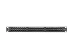 PATCH PANEL 48 PORT 1U 19" KAT.6 UTP CZARNY LANBERG