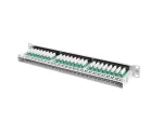 PATCH PANEL 48 PORT 1U 19" KAT.6 UTP SZARY LANBERG