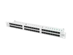 PATCH PANEL 48 PORT 1U 19" KAT.6 UTP SZARY LANBERG