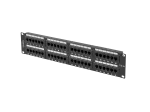 PATCH PANEL 48 PORT 2U 19" KAT.5E UTP CZARNY LANBERG
