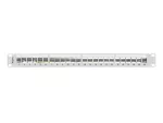 PATCH PANEL PUSTY 24 PORT 1U 19" FTP Z ORGANIZEREM DO MODUŁÓW KEYSTONE SZARY LANBERG