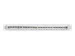 PATCH PANEL PUSTY 24 PORT 1U 19" FTP Z ORGANIZEREM DO MODUŁÓW KEYSTONE SZARY LANBERG