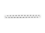 PATCH PANEL PUSTY 24 PORT 1U 19" NAPRZEMIENNY Z ORGANIZEREM DO MODUŁÓW KEYSTONE SZARY LANBERG
