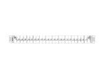 PATCH PANEL PUSTY 48 PORT 1U 19" FTP Z ORGANIZEREM DO MODUŁÓW KEYSTONE SZARY LANBERG