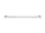 PATCH PANEL PUSTY 48 PORT 1U 19" FTP Z ORGANIZEREM DO MODUŁÓW KEYSTONE SZARY LANBERG