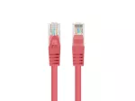 PATCHCORD KAT.5E UTP 0.25M CZERWONY FLUKE PASSED LANBERG