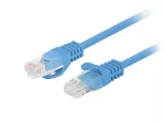 PATCHCORD KAT.5E UTP 0.25M NIEBIESKI FLUKE PASSED LANBERG