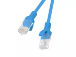 PATCHCORD KAT.5E UTP 0.25M NIEBIESKI FLUKE PASSED LANBERG 10-PACK