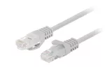 PATCHCORD KAT.5E UTP 0.25M SZARY FLUKE PASSED LANBERG