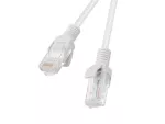 PATCHCORD KAT.5E UTP 0.25M SZARY FLUKE PASSED LANBERG 10-PACK