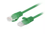 PATCHCORD KAT.5E UTP 0.25M ZIELONY FLUKE PASSED LANBERG