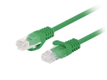 PATCHCORD KAT.5E UTP 0.25M ZIELONY FLUKE PASSED LANBERG