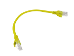PATCHCORD KAT.5E UTP 0.25M ŻÓŁTY FLUKE PASSED LANBERG 10-PACK