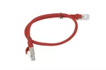 PATCHCORD KAT.5E UTP 0.5M CZERWONY FLUKE PASSED LANBERG