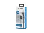 PATCHCORD KAT.5E UTP 2M CZARNY BOX FLUKE PASSED LANBERG
