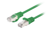 PATCHCORD KAT.6 FTP 0.25M ZIELONY FLUKE PASSED LANBERG 10-PACK