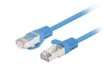 PATCHCORD KAT.6 FTP 0.5M NIEBIESKI FLUKE PASSED LANBERG 10-PACK