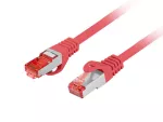 PATCHCORD KAT.6 S/FTP LSZH CU 3M CZERWONY FLUKE PASSED LANBERG