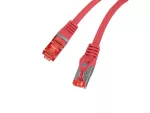 PATCHCORD KAT.6 S/FTP LSZH CU 3M CZERWONY FLUKE PASSED LANBERG