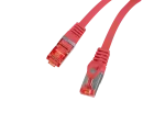 PATCHCORD KAT.6 S/FTP LSZH CU 3M CZERWONY FLUKE PASSED LANBERG