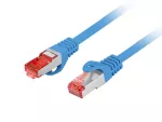 PATCHCORD KAT.6 S/FTP LSZH CU 3M NIEBIESKI FLUKE PASSED LANBERG