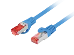 PATCHCORD KAT.6 S/FTP LSZH CU 5M NIEBIESKI FLUKE PASSED LANBERG