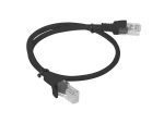 PATCHCORD KAT.6 UTP 0.5M CZARNY FLUKE PASSED LANBERG